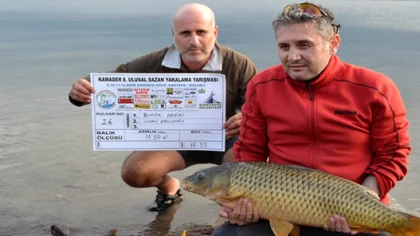 Yarışmanın İkinci Gününde 11,5 Kilogram Ağırlığında Sazan Balığı Yakalandı