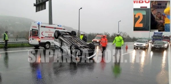 Sapanca'da Trafik Kazası