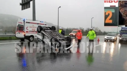 Sapanca'da Trafik Kazası