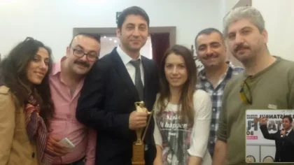 Sapancalı Roman ve Hikaye Yazarı Ragıp Eşref Filiz Ödülünü Aldı