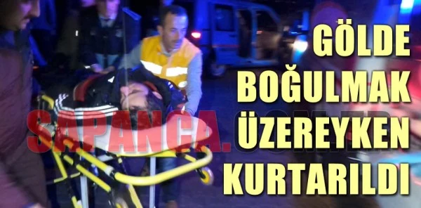 Sapanca Gölü'ne Düşen Genci Arkadaşları Kurtardı