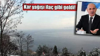 Kar Yağışı Sapanca Gölü'ne Yaradı!