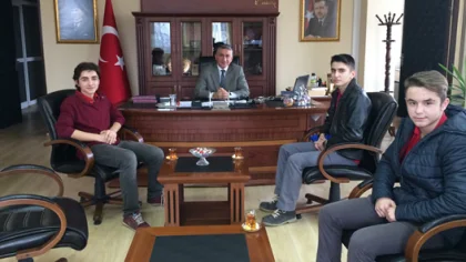 Sapanca Anadolu Lisesi Okul Meclisinden Kaymakam Azcan'a Ziyaret
