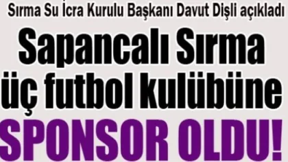 Sapancalı Sırma 3 Futbol Takımına Sponsor Oldu