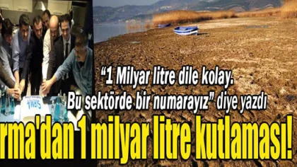 Sırma'dan 1 Milyar Litre Kutlaması!