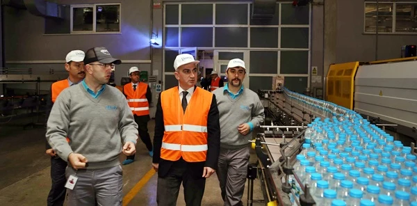 Yılmazer'den Damla Su Fabrikasına Ziyaret