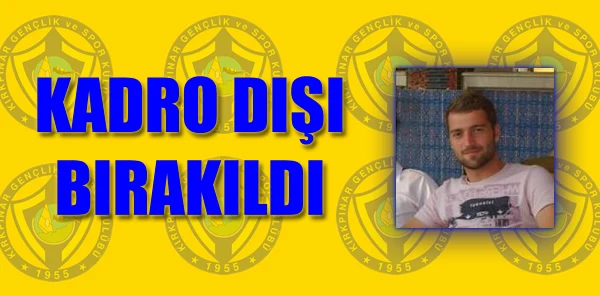 Kırkpınarspor'da Kaleci Rıdvan Kadro Dışı Bırakıldı