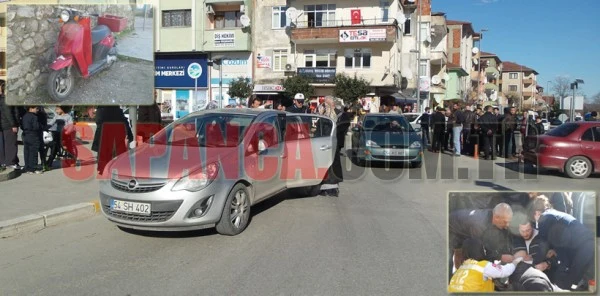 Otomobil Motosikletle Çarpıştı: 1 Yaralı