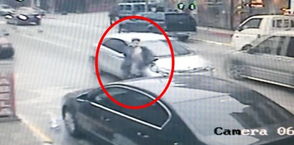 Her Şey Bir Anda Oldu! Kaza Anı Kamerada