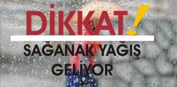 Meteoroloji Uyardı! Çok Kuvvetli Sağanak Yağış Geliyor