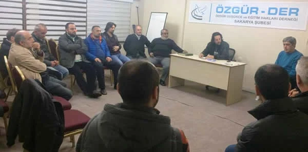 Özgür-Der Sakarya Şubesi Aylık İstişare Toplantısı Yapıldı