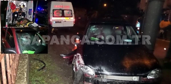 Sapanca'da Meydana Gelen Trafik Kazasında 3 Kişi Yaralandı