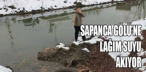 Sapanca Gölü'ne Lağım Suyu Akıyor