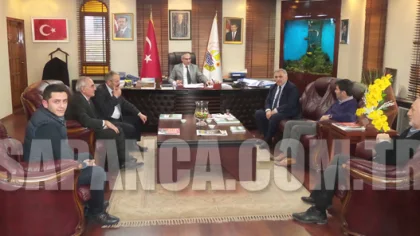 Ali İnci, Başkan Yılmazer'i Ziyaret Etti