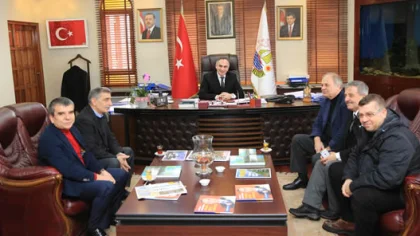 Mustafa İsen'den Başkan Yılmazer'e Ziyaret