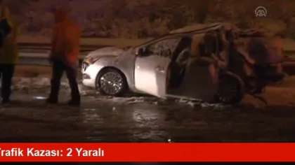 Sapanca'da Trafik Kazası: 2 Yaralı