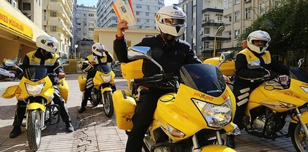 Postalar Artık Yeni Motosikletler ile Dağıtılacak