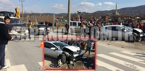 Sapanca'da Trafik Kazası: 1 Yaralı