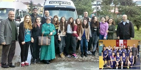 Sapanca Muazzez Sabri Gündoğar Yıldız Kız Basketbol Takımı Kırklareline Gitti