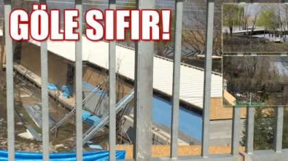 Sapanca Gölü Kenarında Tartışılan İnşaat!