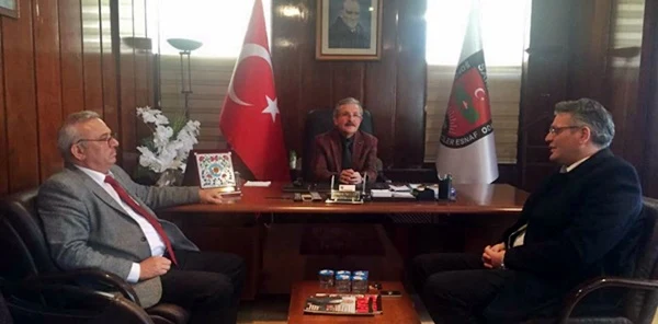 Ulusoy'dan Başkan Feridun Canbaz'a Ziyaret