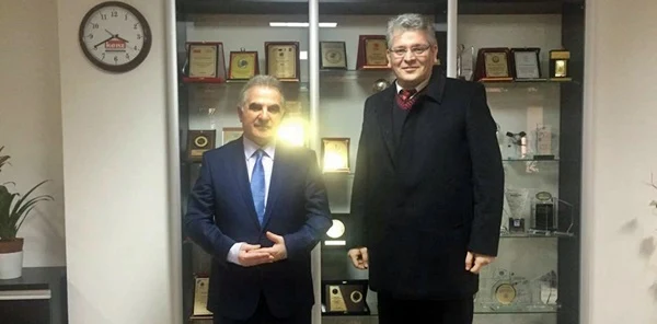 Ulusoy'dan Rektör Elmas'a Ziyaret