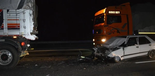 Karşı Şeride Geçmek İsteyen Sürücü Erhan Bahadır Öldü
