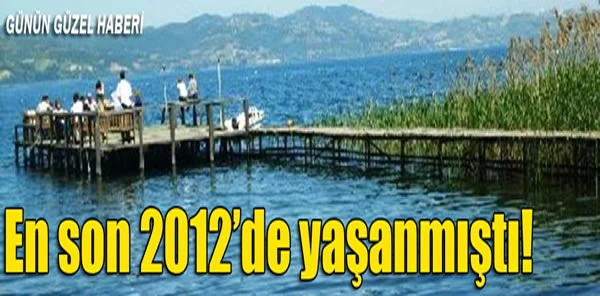 Sapanca Gölü 3 Yıl Sonra 32.20 Seviyesine Ulaştı!