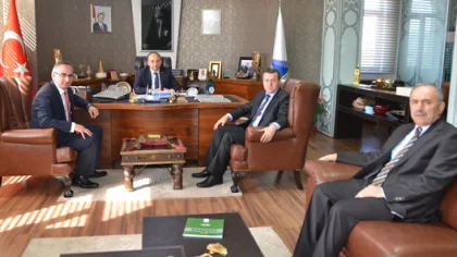 Başkan Yılmazer'den Üzülmez'e Ziyaret