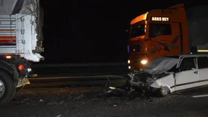 Karşı Şeride Geçmek İsteyen Sürücü Erhan Bahadır Öldü