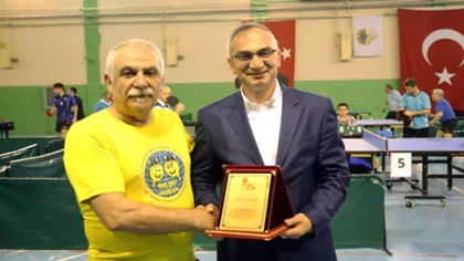 Sapanca'da Uluslararası Veteran Masa Tenisi Turnuvası Sona Erdi