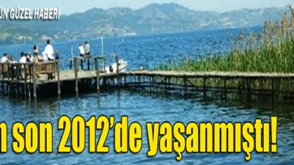Sapanca Gölü 3 Yıl Sonra 32.20 Seviyesine Ulaştı!