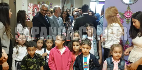 Elmas Dereli Anaokulu Yılsonu Sergisi Açıldı