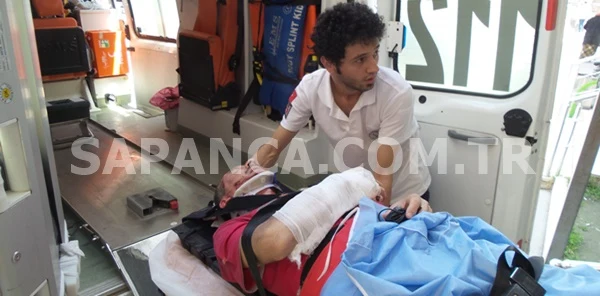 Sapanca'da Meydana Gelen Bisiklet Kazasında Göksel Tabaklar Yaralandı