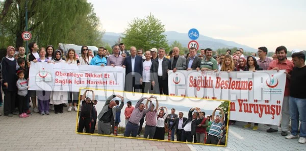 Sapanca'da Sağlıklı Yaşam Yürüyüşü