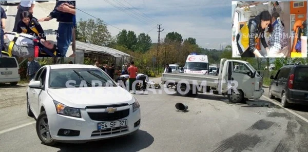 Sapanca'da Trafik Kazası: 2 Yaralı