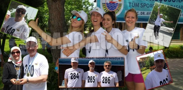 Sapanca Halk Koşusu Renkli Görüntülere Sahne Oldu