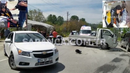 Sapanca'da Trafik Kazası: 2 Yaralı