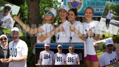 Sapanca Halk Koşusu Renkli Görüntülere Sahne Oldu