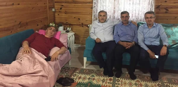 Milletvekili Ali İnci'den, Başkan Yılmazer'e Geçmiş Olsun Ziyareti