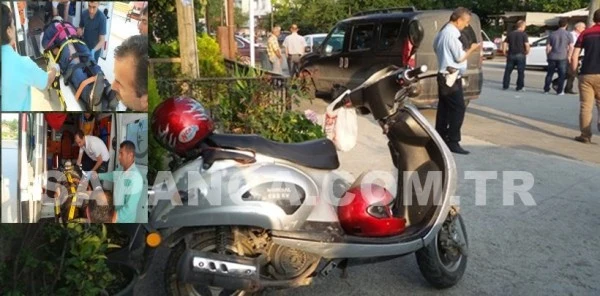 Motosiklet ile Otomobil Çarpıştı: 2 Yaralı