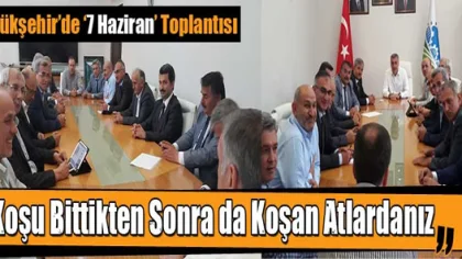 Büyükşehir'de '7 Haziran' Toplantısı