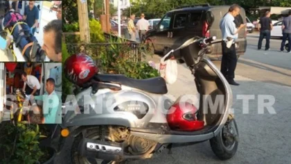 Motosiklet ile Otomobil Çarpıştı: 2 Yaralı