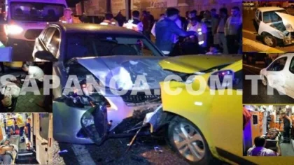 Sapanca'da Zincirleme Trafik Kazası: 6 Yaralı