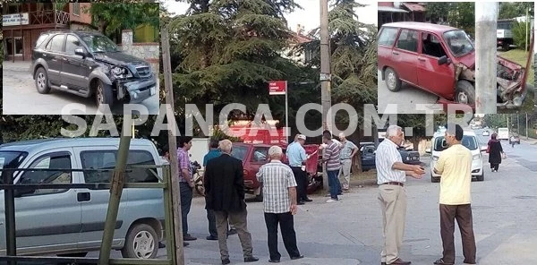 Cip ile Otomobil Çarpıştı: 1 Yaralı