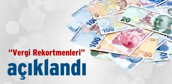 İşte Sapanca'nın 2014 Vergi Rekortmenleri