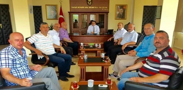 Mahalle Muhtarlarından Kaymakam Yıldırım'a Ziyaret