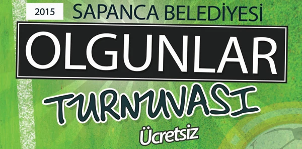 Sapanca Belediyesi Olgunlar Futbol Turnuvası Başlıyor