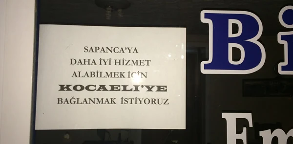 Sapanca'dan Sakarya Büyükşehir'e Tepki