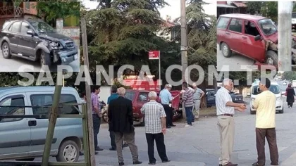 Cip ile Otomobil Çarpıştı: 1 Yaralı